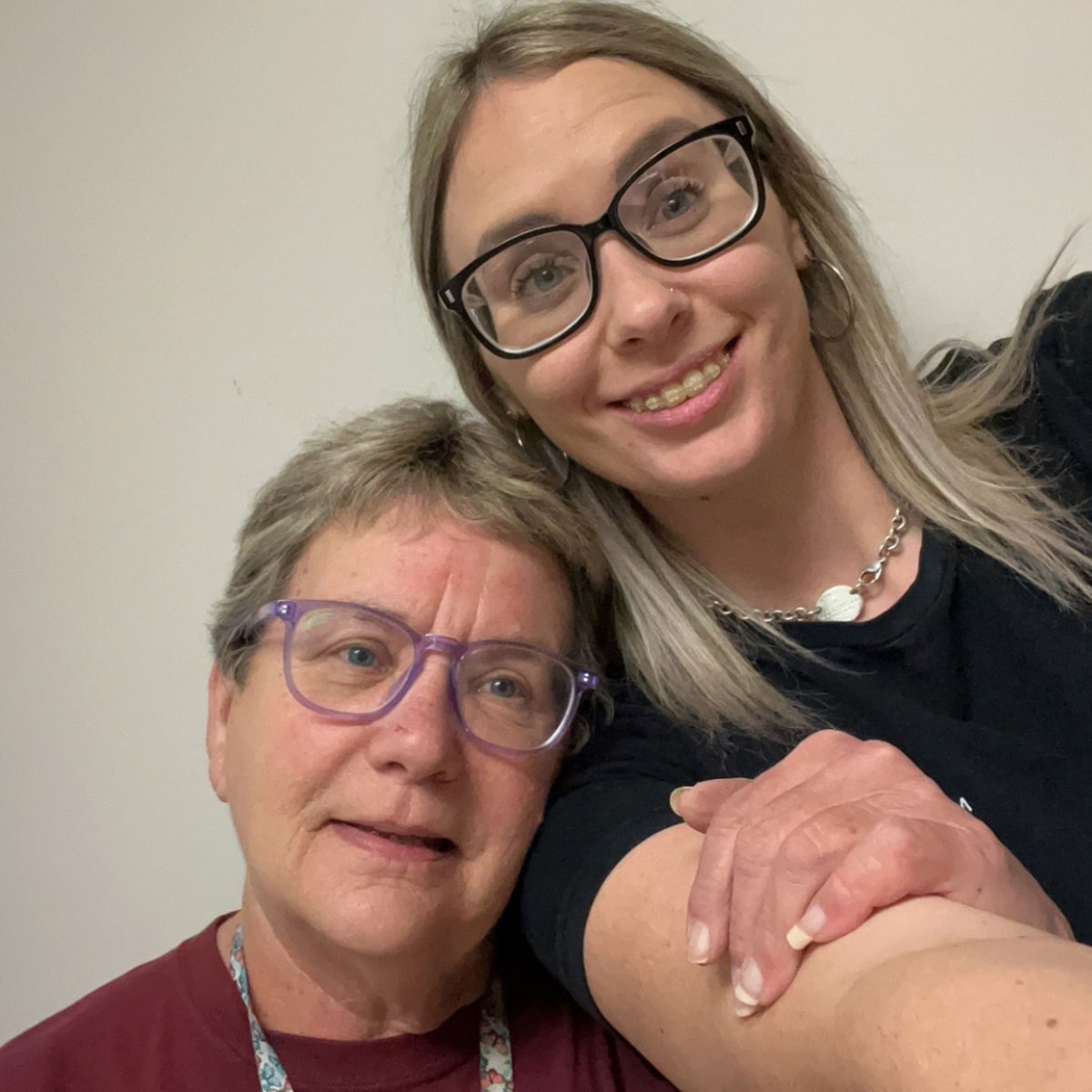 Lois (left), Med Tech, and Caitlyn (right), Lead Emergency Room Technician