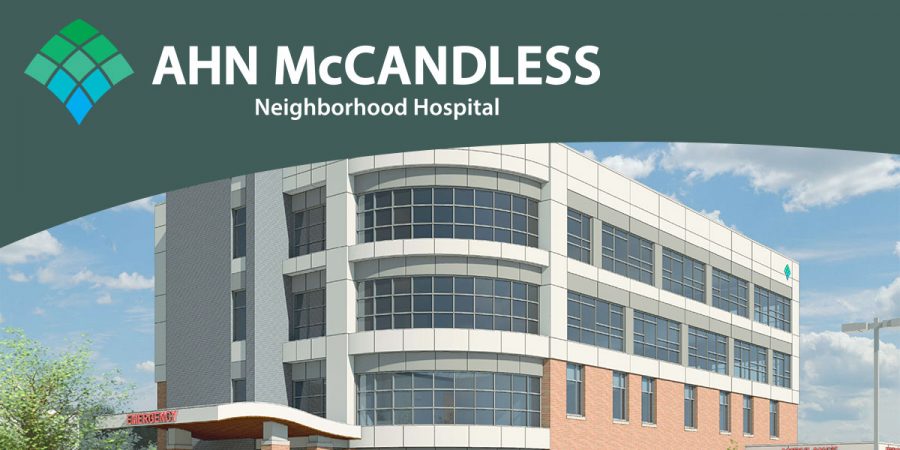 Construction Crews Set Final Steel Beam at AHN McCandless—Neighborhood Hospital