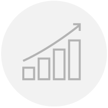 Graphic of rising flow chart representing Business Development.